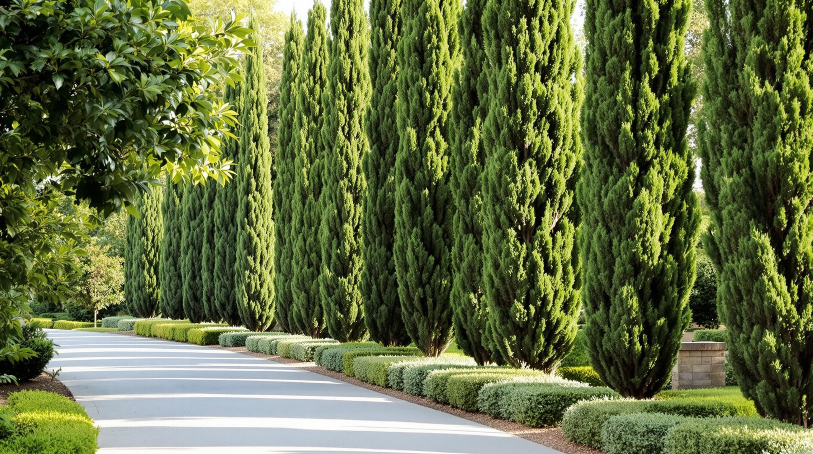 Plantation d'un jeune arbre dans un jardin vendéen